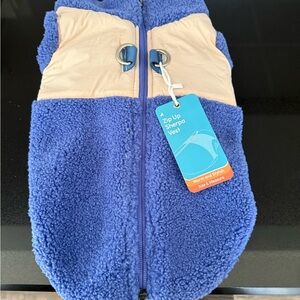 Blue Sherpa Dog Vest